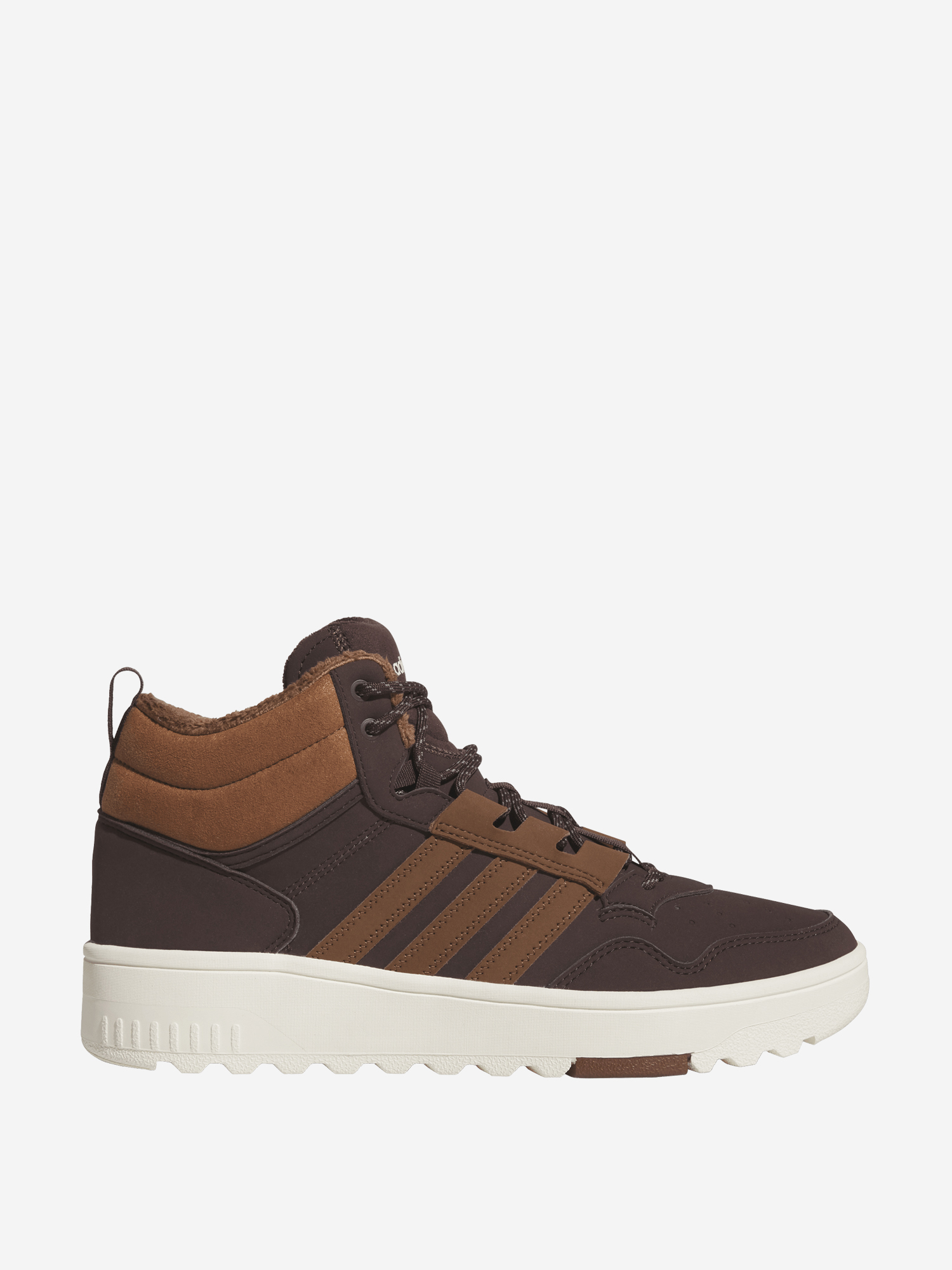 Кеды утепленные женские adidas Hoops 4.0 Winterized, Коричневый