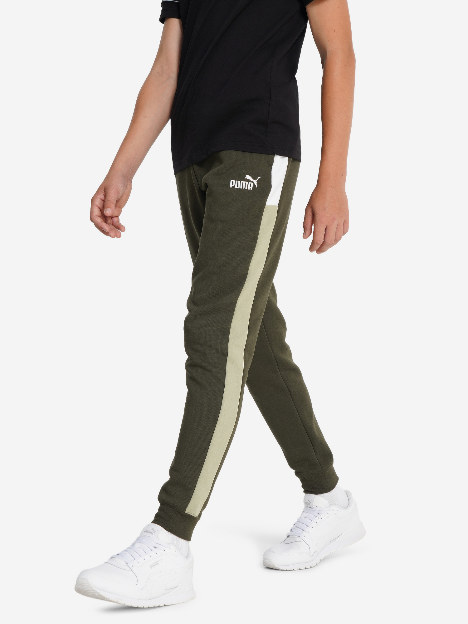 Брюки для мальчиков PUMA Block, Зеленый