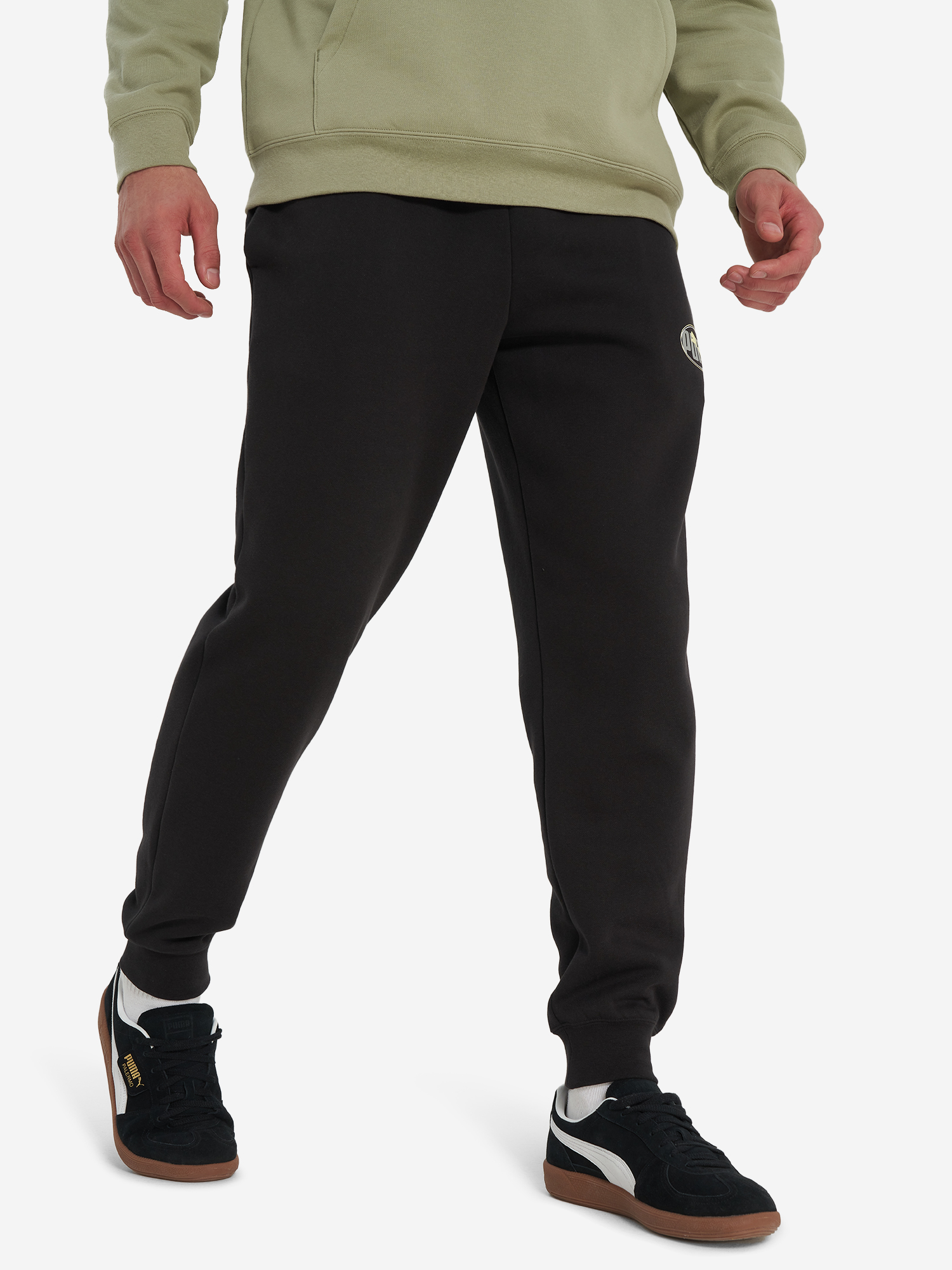 Брюки мужские PUMA Ess Logo Lab Execution, Черный
