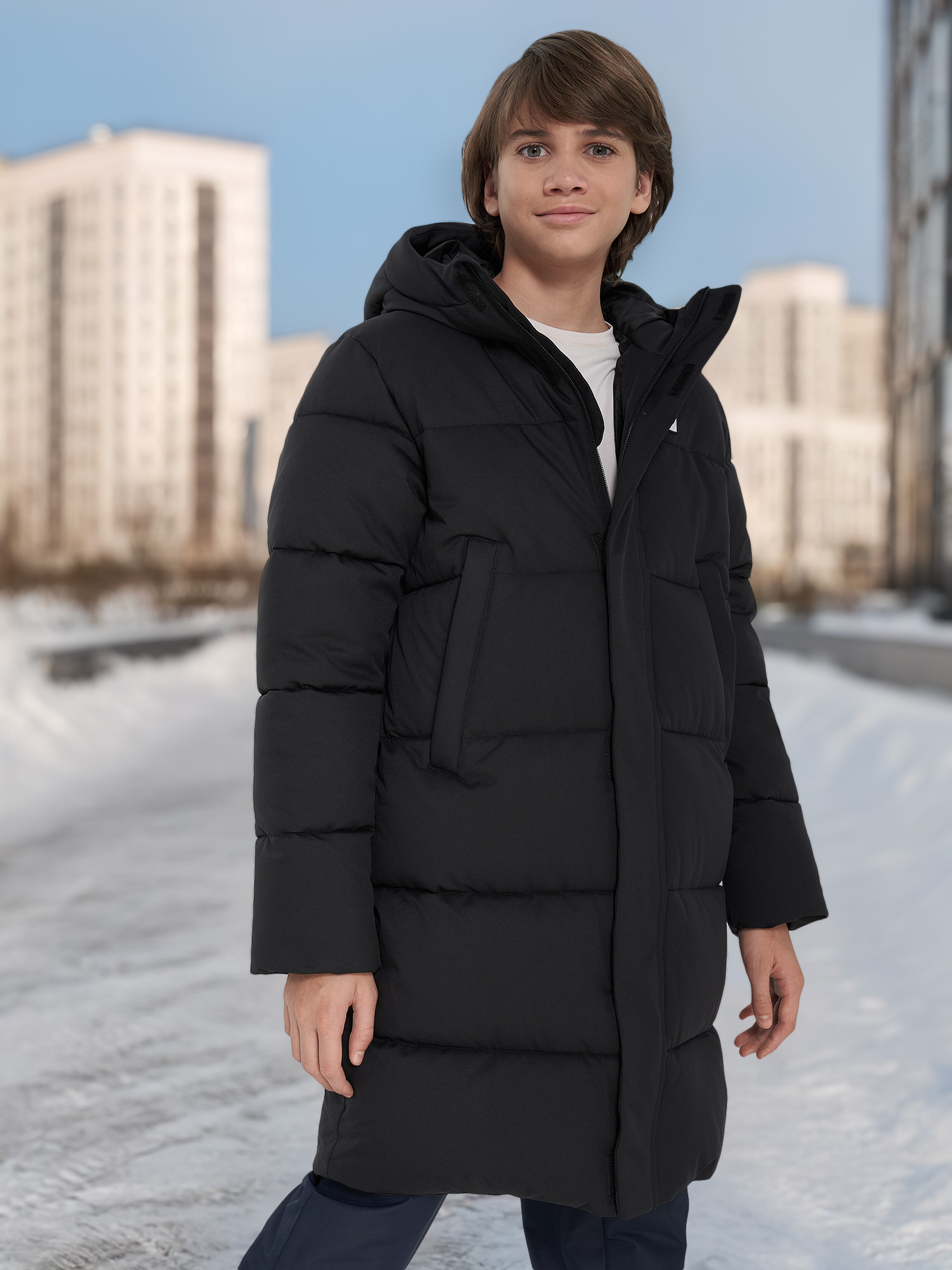 Пуховик для мальчиков FILA, Черный