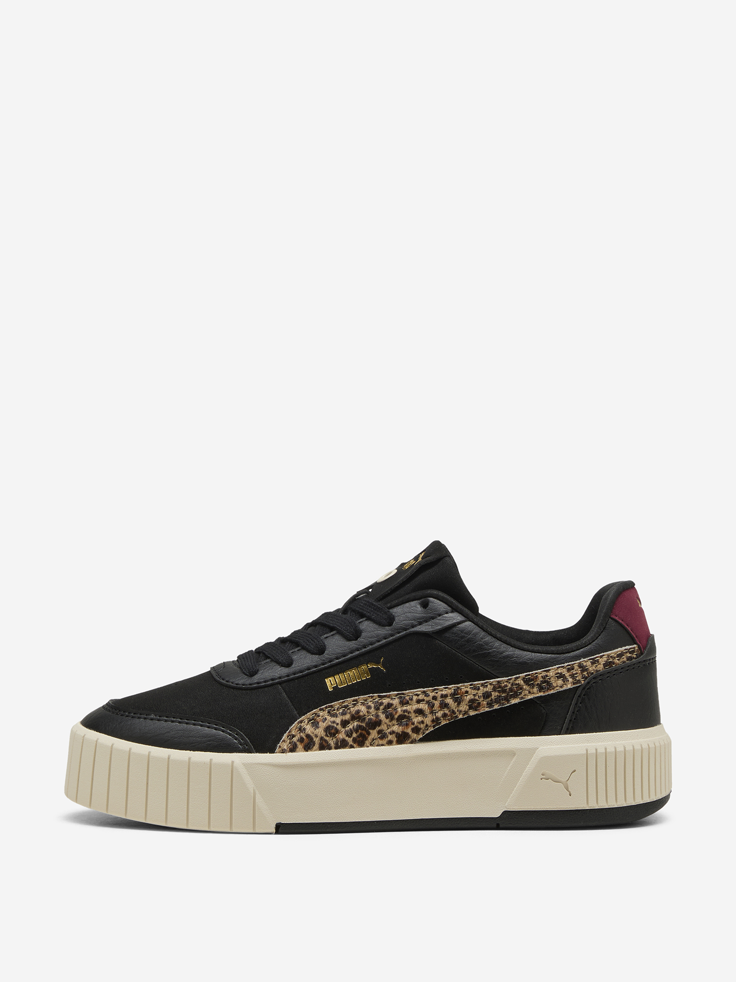 Кеды женские PUMA Carina Mia Animal Flair, Черный