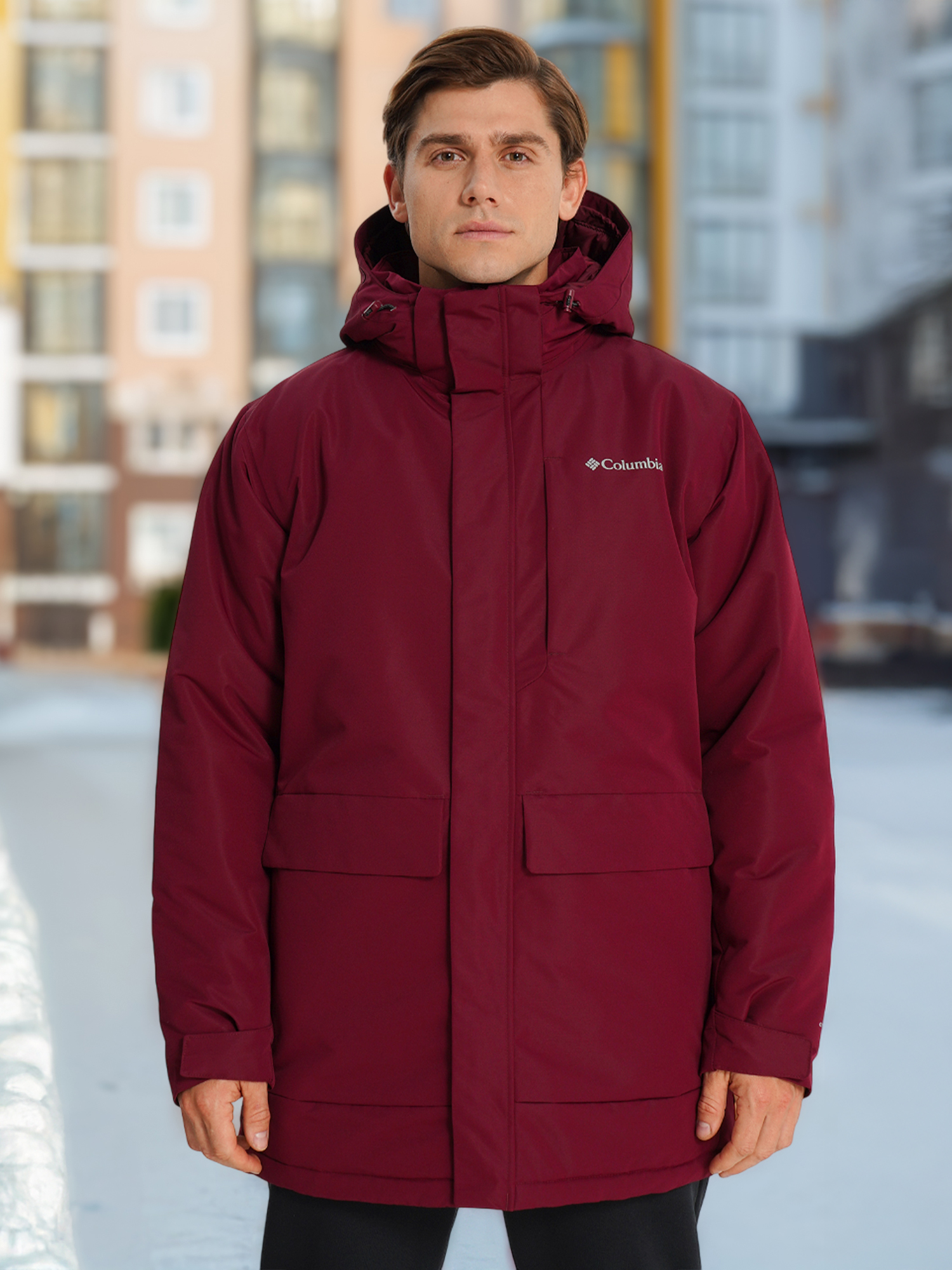 Парка мужская Columbia Rugged Path III Parka, Красный