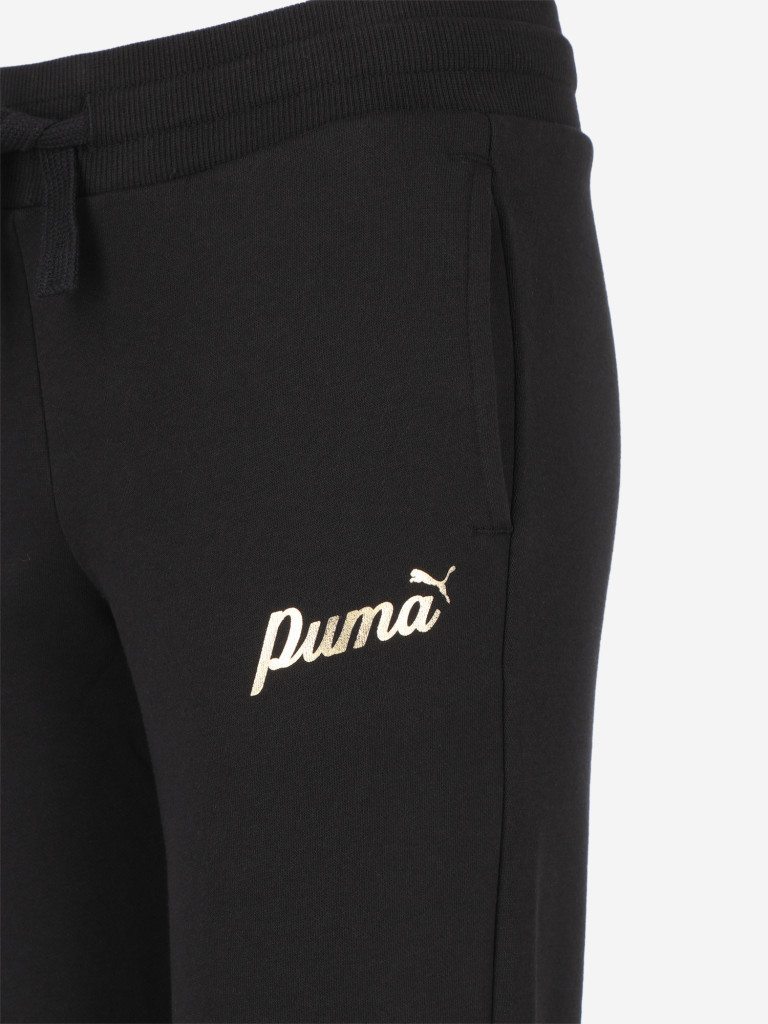 Брюки для девочек PUMA ESS+ Script Metallic