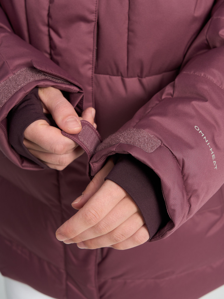 Куртка горнолыжная непродуваемая женская Columbia Snowside Peak Long Insulated Jacket
