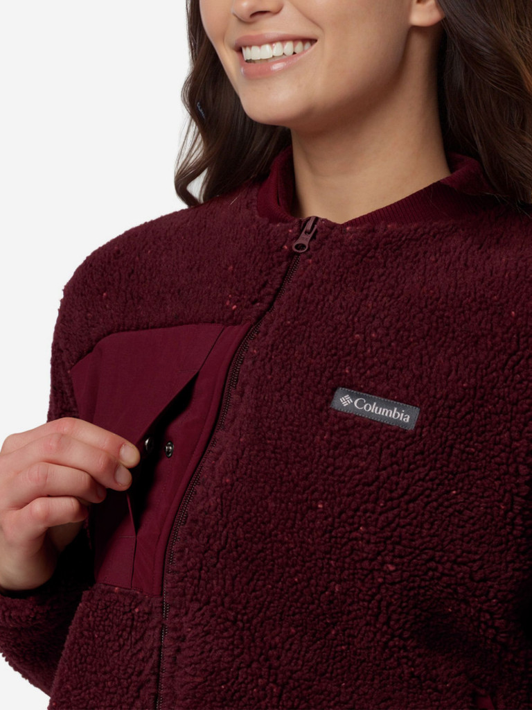 Джемпер флисовый женский Columbia Stellar Path Fleece Bomber Full Zip