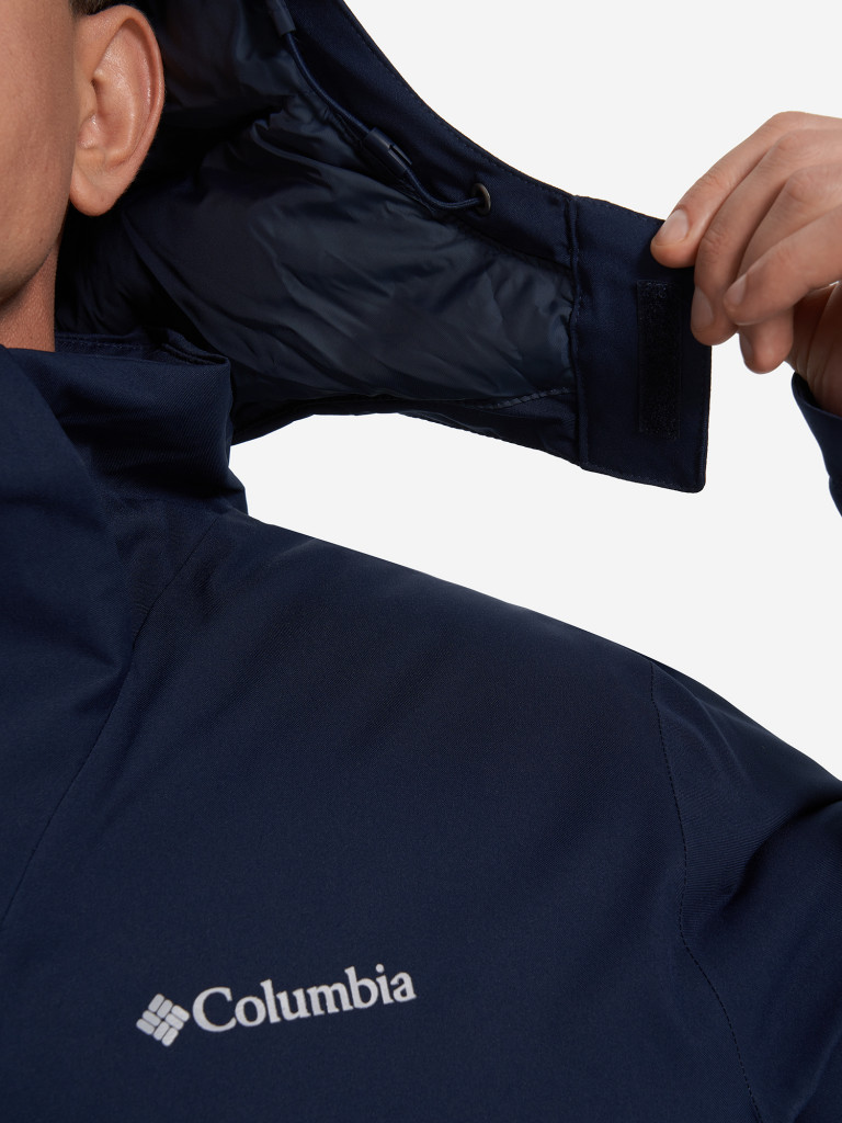 Veste Longue Homme Columbia Blizzard Fighter - Noire - Taille L - Capuche - Occasion