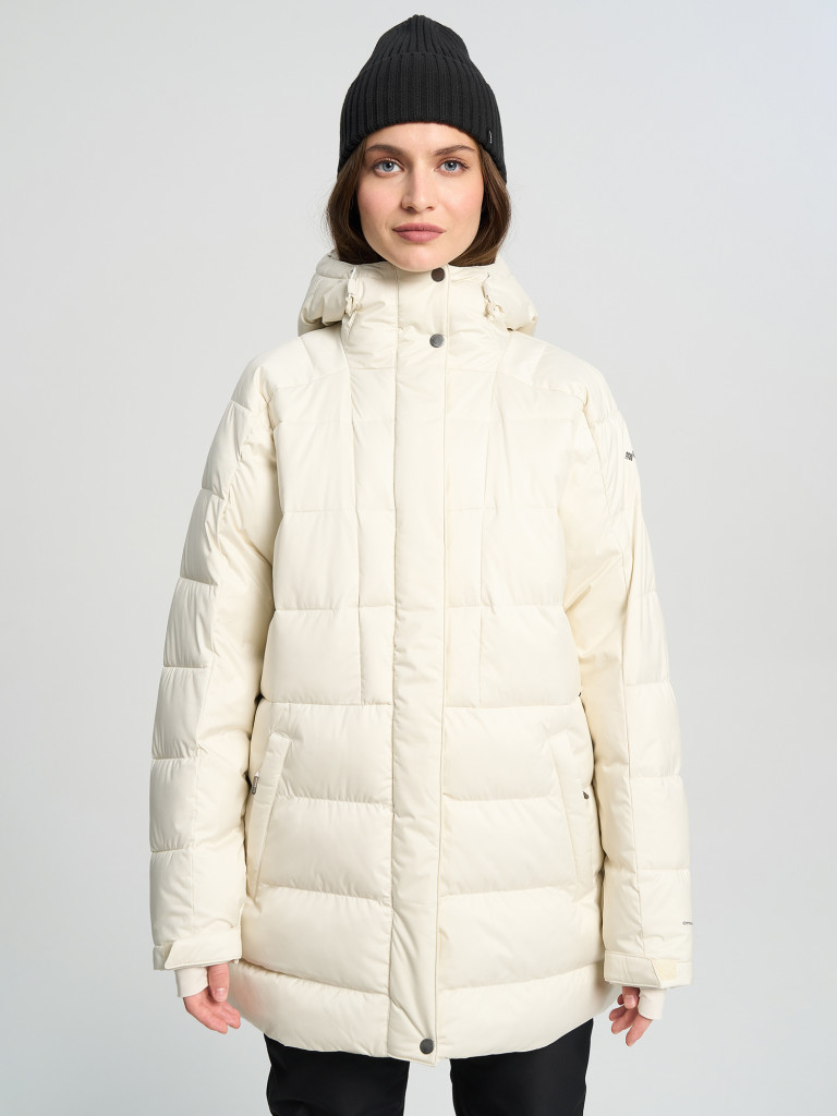 Куртка горнолыжная непродуваемая женская Columbia Snowside Peak Long Insulated Jacket