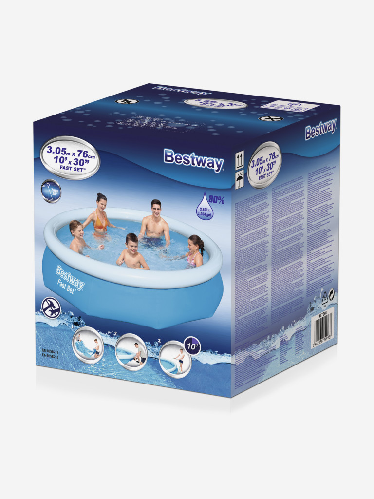Бассейн надувной Bestway 305 х 76 см, 3800 л