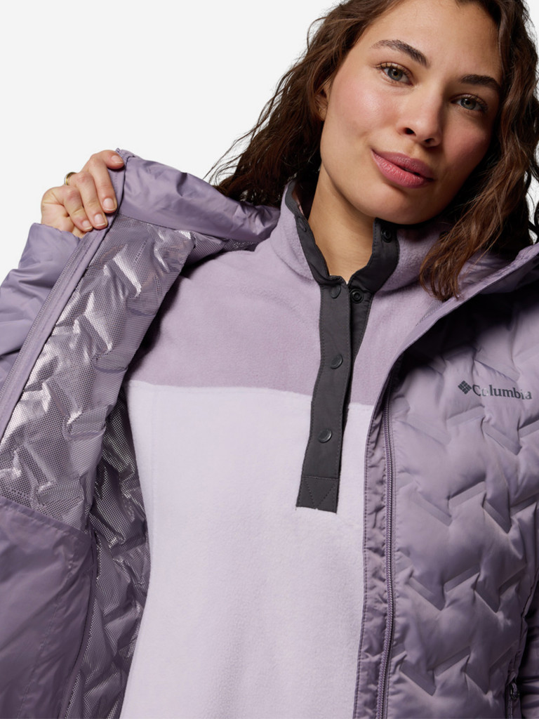 Ультралегкий пуховик женский Columbia Delta Ridge II Down Hooded Jacket