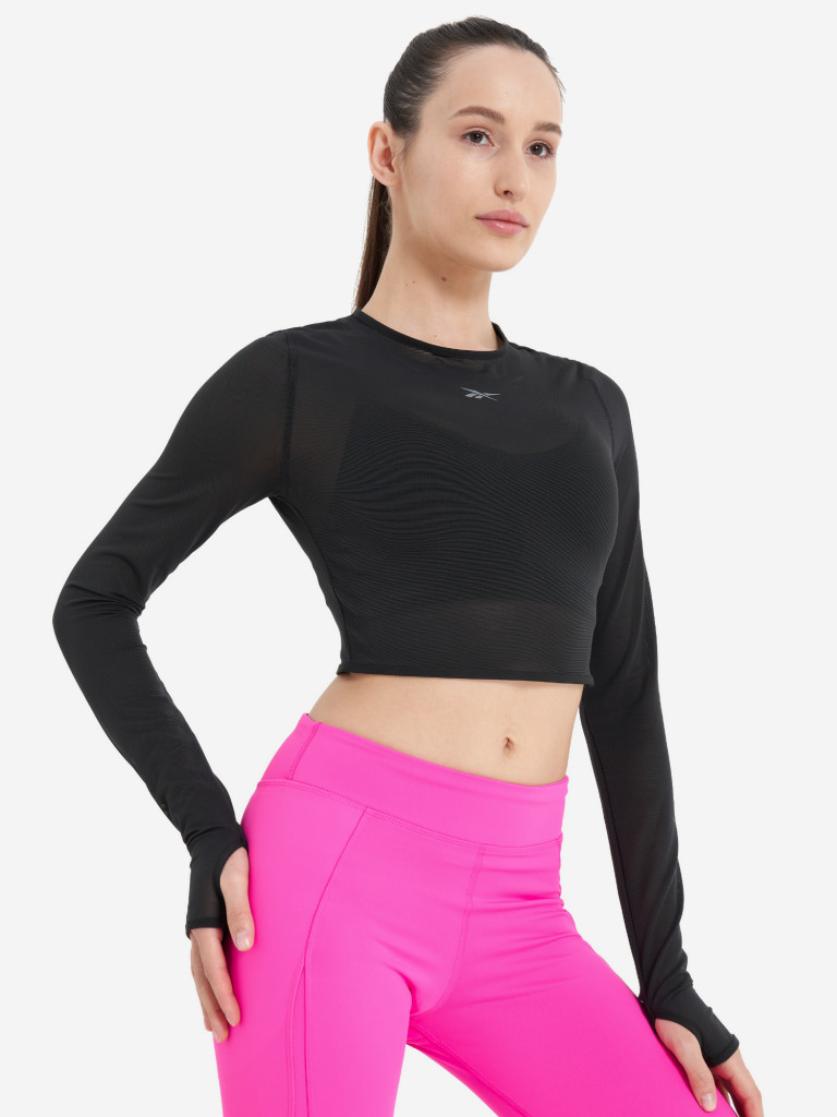 Лонгслив женский Reebok Studio Mesh