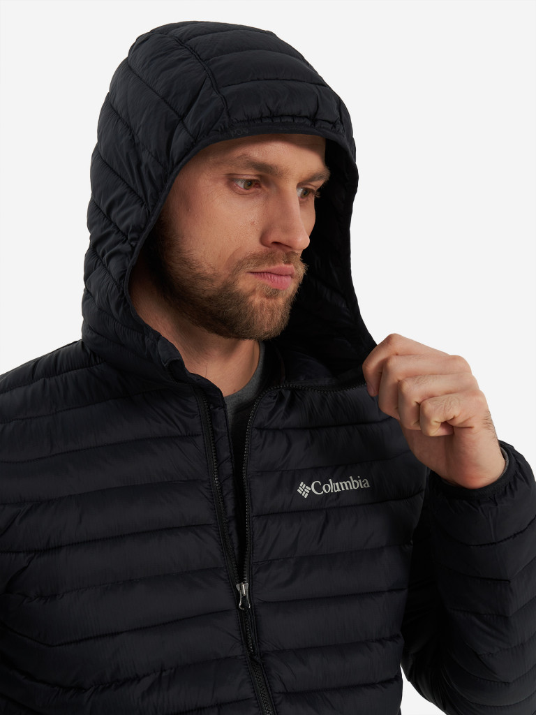 Ультралегкий пуховик мужской Columbia Powder Pass Hooded Jacket