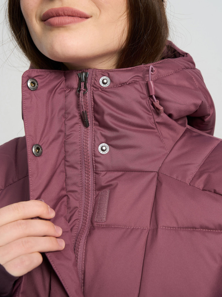 Куртка горнолыжная непродуваемая женская Columbia Snowside Peak Long Insulated Jacket
