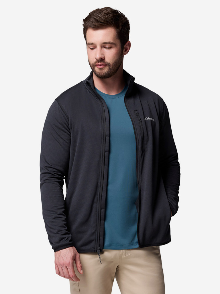 Толстовка мужская Columbia Essential Hike Grid Fleece Full Zip
