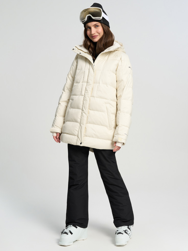 Куртка горнолыжная непродуваемая женская Columbia Snowside Peak Long Insulated Jacket