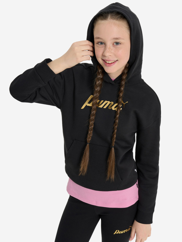 Худи для девочек PUMA ESS+ Block