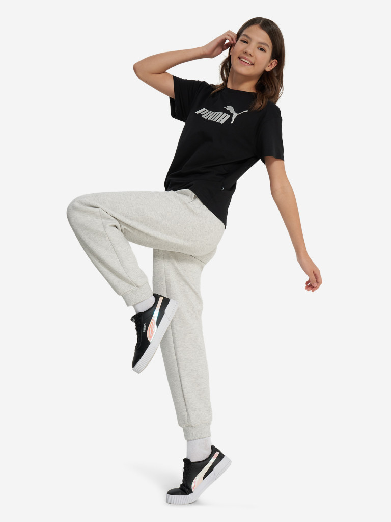 Футболка для девочек PUMA Ess+ Logo Knotted