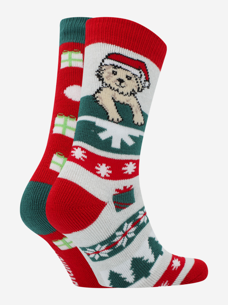 Носки Columbia Puppy Love Medium Weight Thermal Crew Brushed 2 PK Gift Box, 2 пары