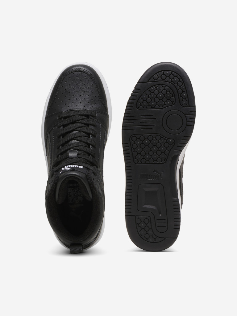 Кеды утепленные для мальчиков PUMA Rebound V6 Mid WTR Jr