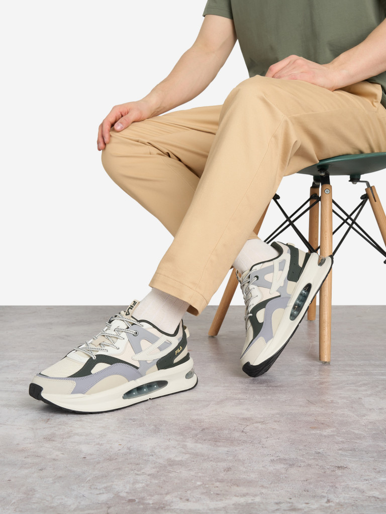 Кроссовки мужские FILA Explore бежевый/зеленый цвет — купить недорого по цене 183.60 руб со скидкой 40 % в интернет-магазине Спортмастер