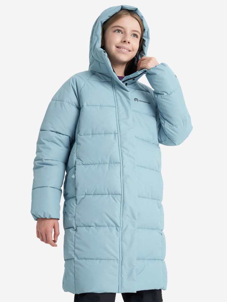 Пальто утепленное для девочек Outventure