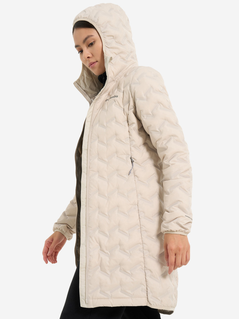 Ультралегкий пуховик женский Columbia Delta Ridge II Long Down Jacket