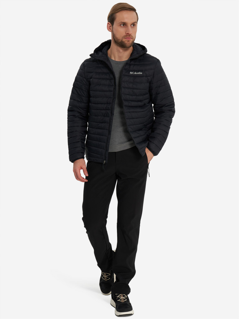 Ультралегкий пуховик мужской Columbia Powder Pass Hooded Jacket