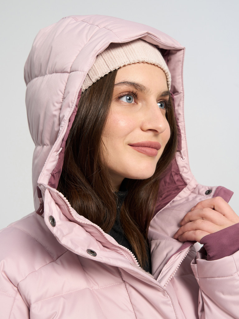 Куртка горнолыжная непродуваемая женская Columbia Snowside Peak Long Insulated Jacket