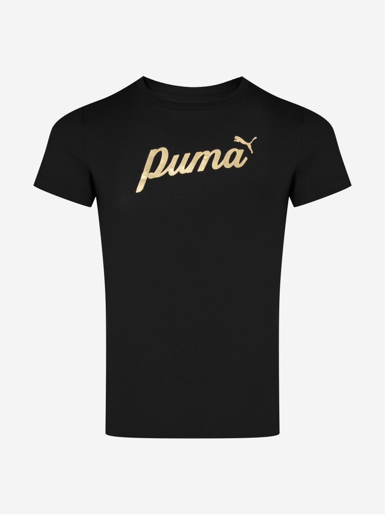 Футболка для девочек PUMA ESS+ Script Metallic