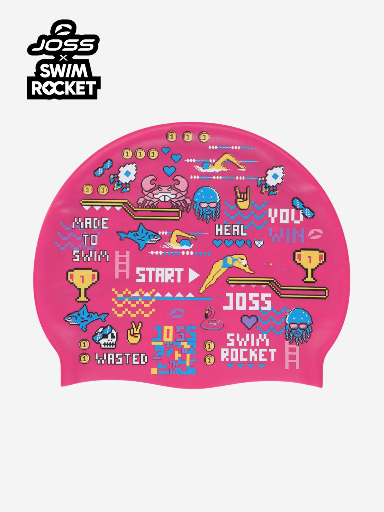 Шапочка для плавания Joss x Swim Rocket