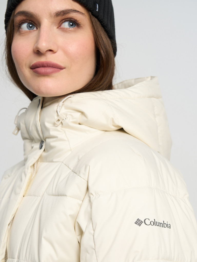 Куртка горнолыжная непродуваемая женская Columbia Snowside Peak Long Insulated Jacket