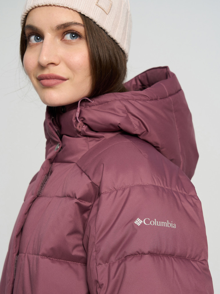 Куртка горнолыжная непродуваемая женская Columbia Snowside Peak Long Insulated Jacket