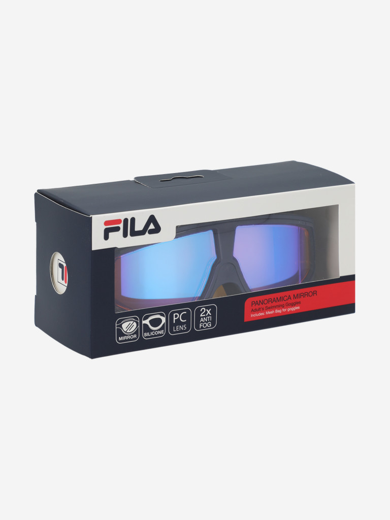 Полумаска для плавания FILA Panoramica Mirror