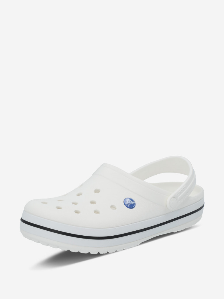 Туфли открытые мужские/женские Crocs белый цвет — купить за 170.3 руб в интернет-магазине Спортмастер