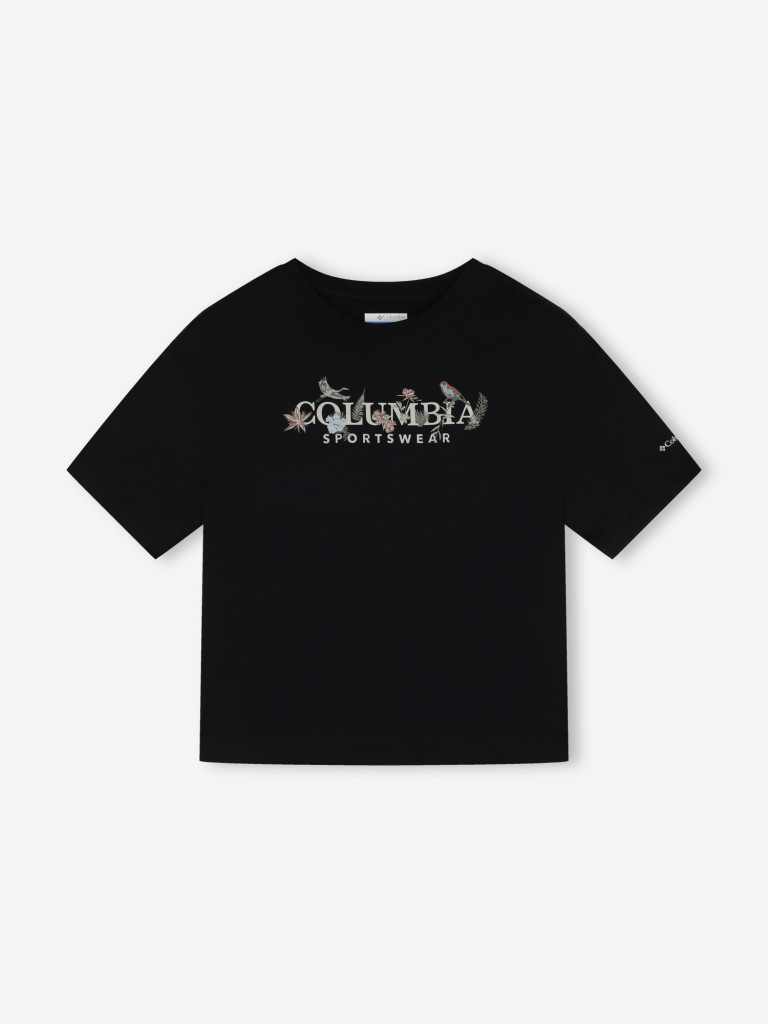 Футболка женская Columbia Rolling Bend Graphic Relaxed Crop SS