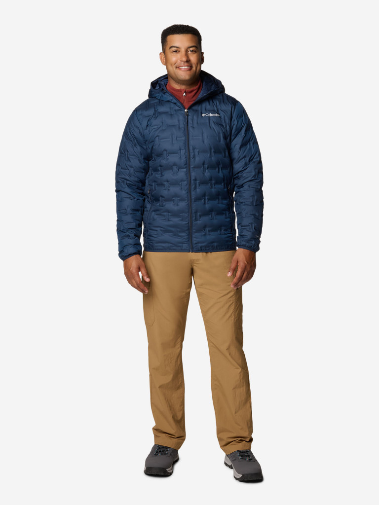 Ультралегкий пуховик мужской Columbia Delta Ridge II Down Hooded Jacket