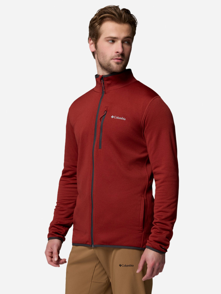 Джемпер флисовый мужской Columbia Essential Hike Grid Fleece Full Zip