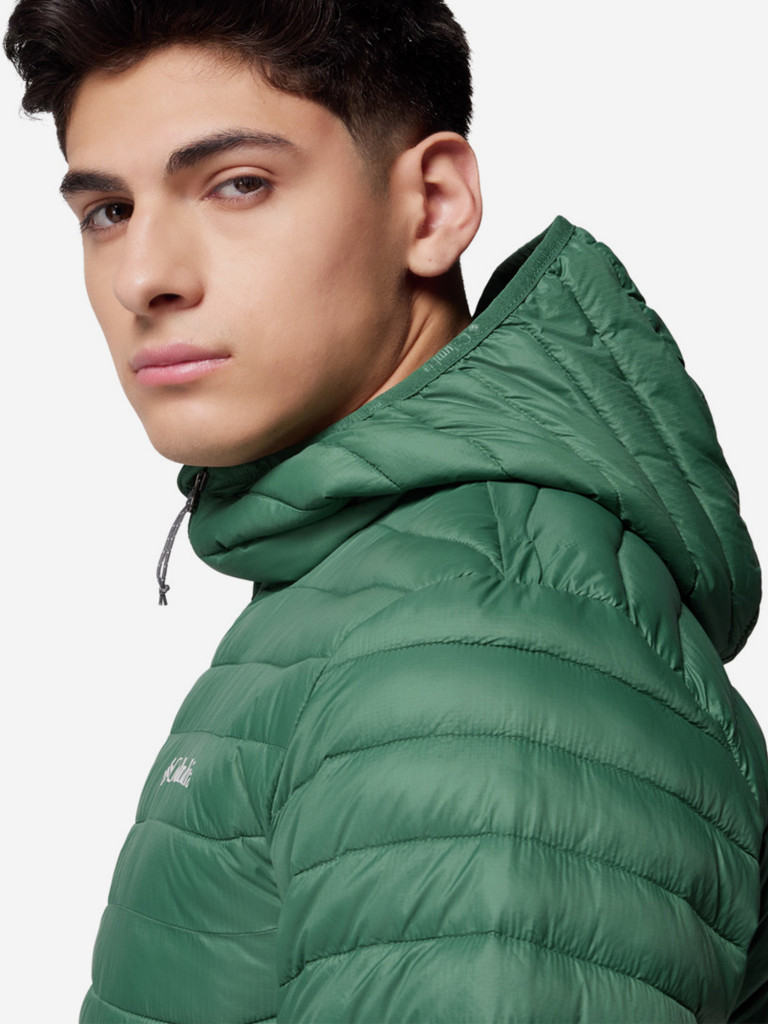 Ультралегкий пуховик мужской Columbia Powder Pass Hooded Jacket