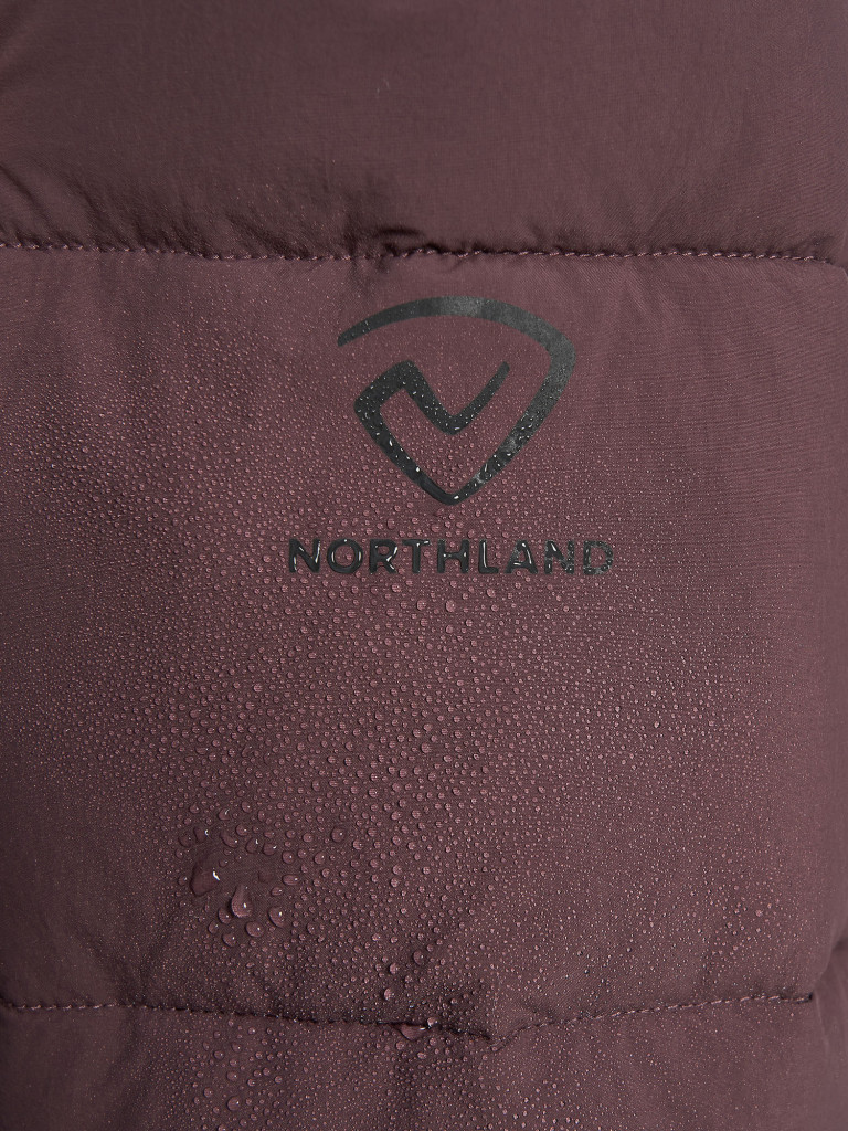Пуховик со светоотражателями женский Northland