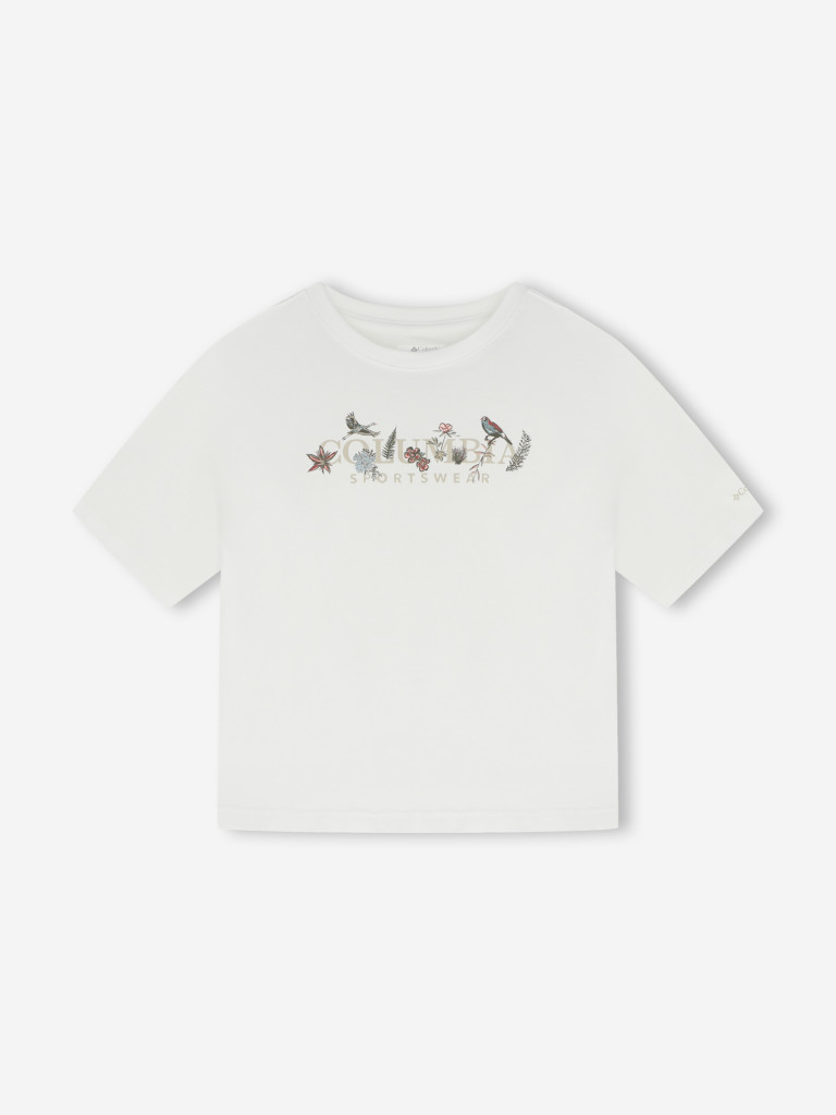 Футболка женская Columbia Rolling Bend Graphic Relaxed Crop SS