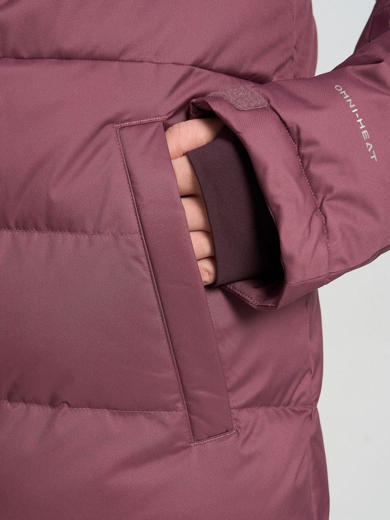 Куртка горнолыжная непродуваемая женская Columbia Snowside Peak Long Insulated Jacket