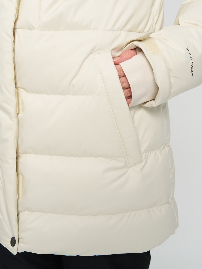 Куртка горнолыжная непродуваемая женская Columbia Snowside Peak Long Insulated Jacket