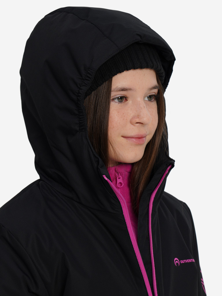 Куртка утепленная рипстоп для девочек Outventure
