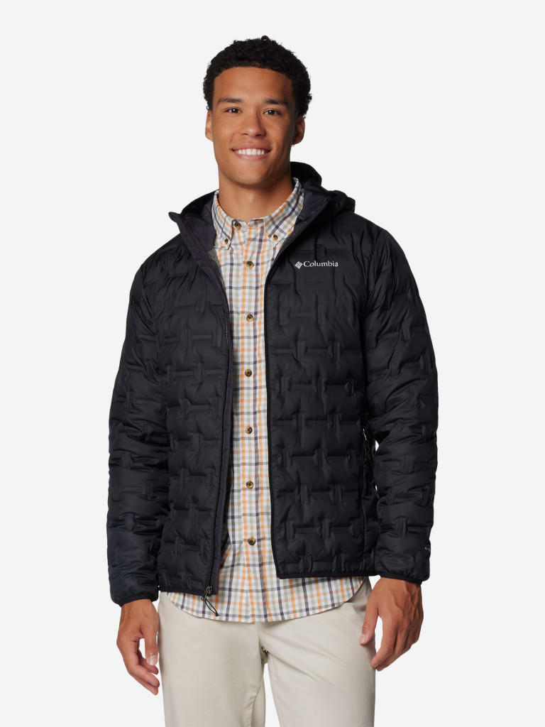 Ультралегкий пуховик мужской Columbia Delta Ridge II Down Hooded Jacket