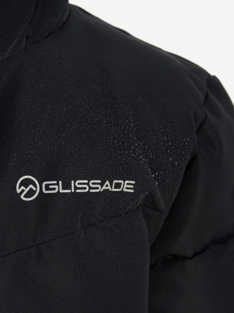 Пуховик мембранный для девочек Glissade