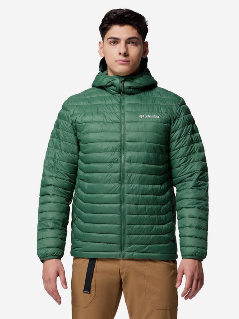 Ультралегкий пуховик мужской Columbia Powder Pass Hooded Jacket
