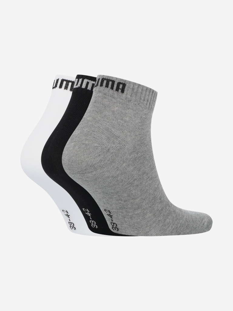 Носки PUMA Quarter, 3 пары