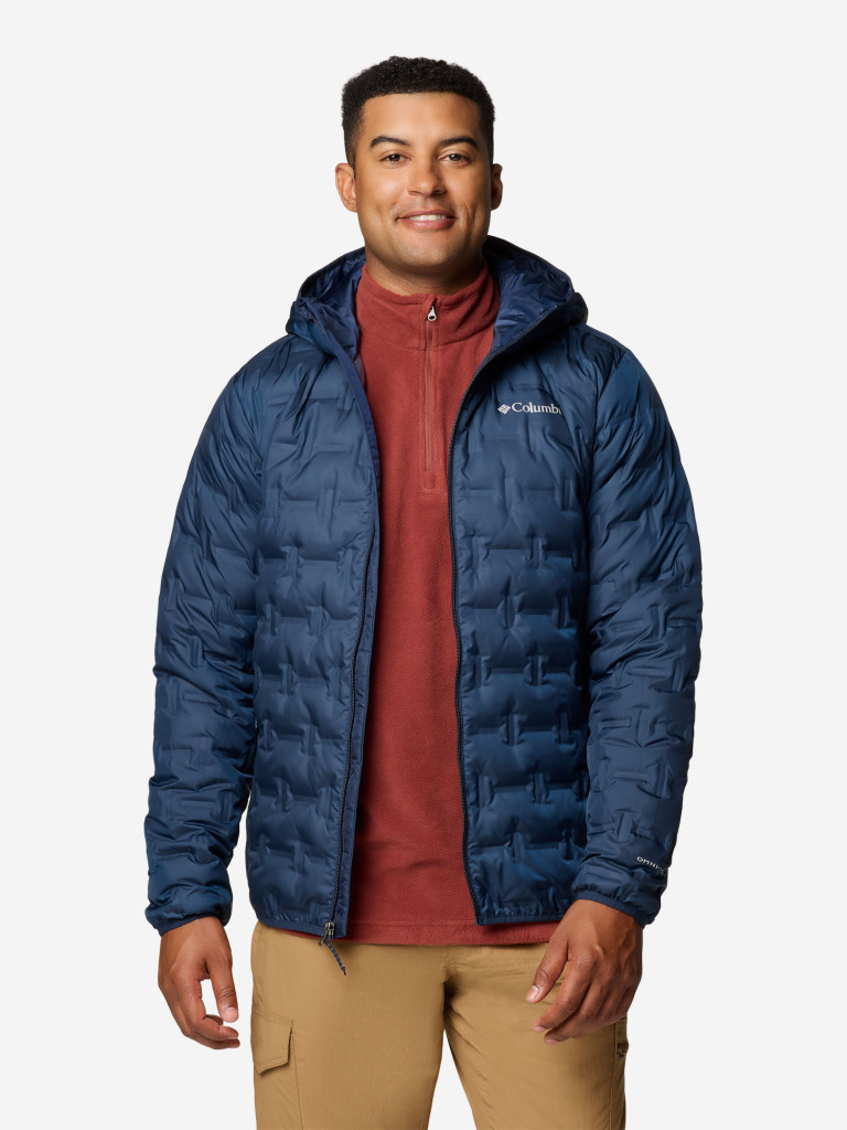 Ультралегкий пуховик мужской Columbia Delta Ridge II Down Hooded Jacket