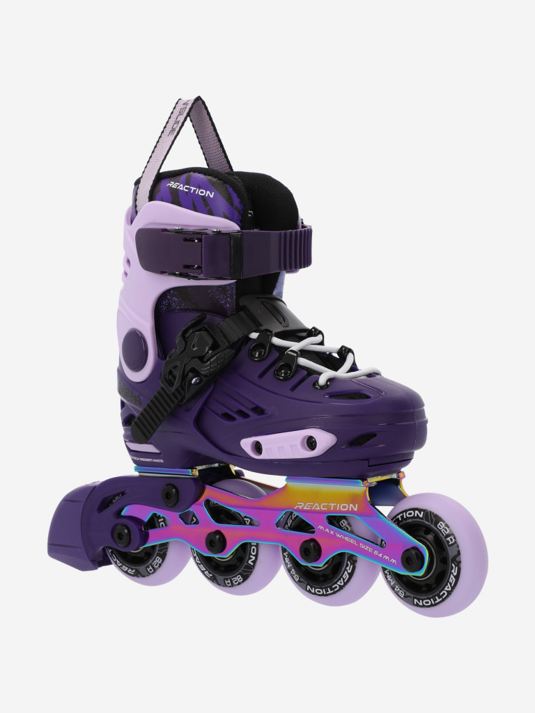 Коньки роликовые для девочек REACTION мультицвет — купить за 255 руб в ...