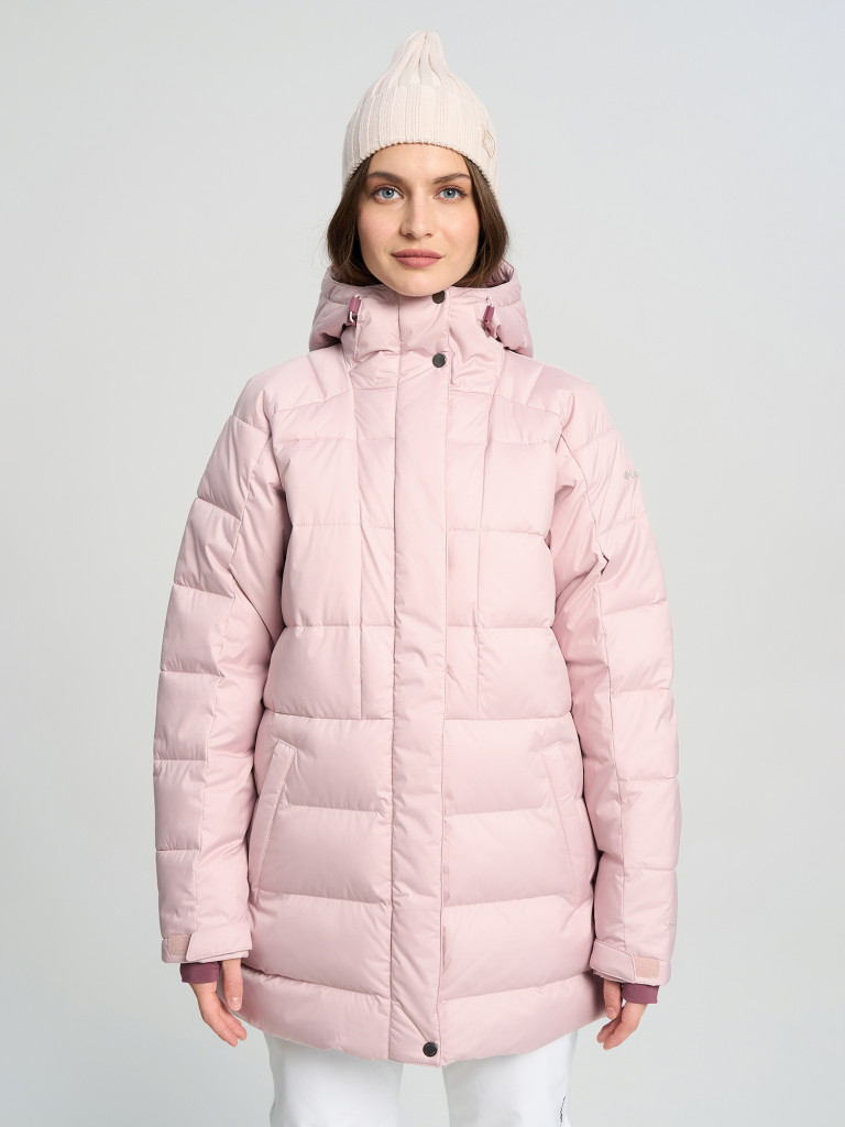 Куртка горнолыжная непродуваемая женская Columbia Snowside Peak Long Insulated Jacket
