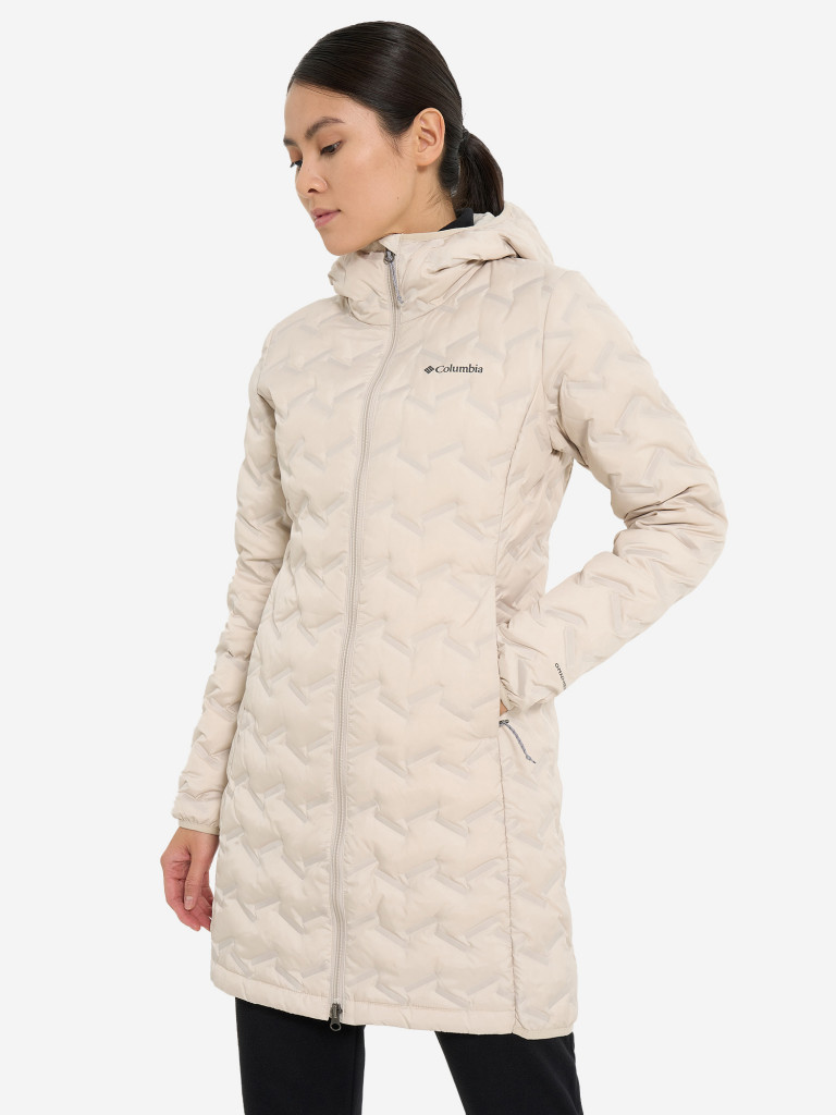 Ультралегкий пуховик женский Columbia Delta Ridge II Long Down Jacket